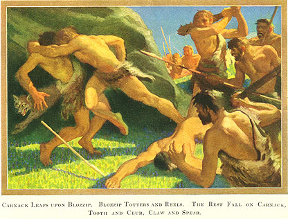 Illustration by Armstrong Sperry from Carnack, The Life-Bringer, 1928, p. 302