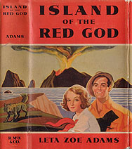 Island of the Red God dustjacket & spine